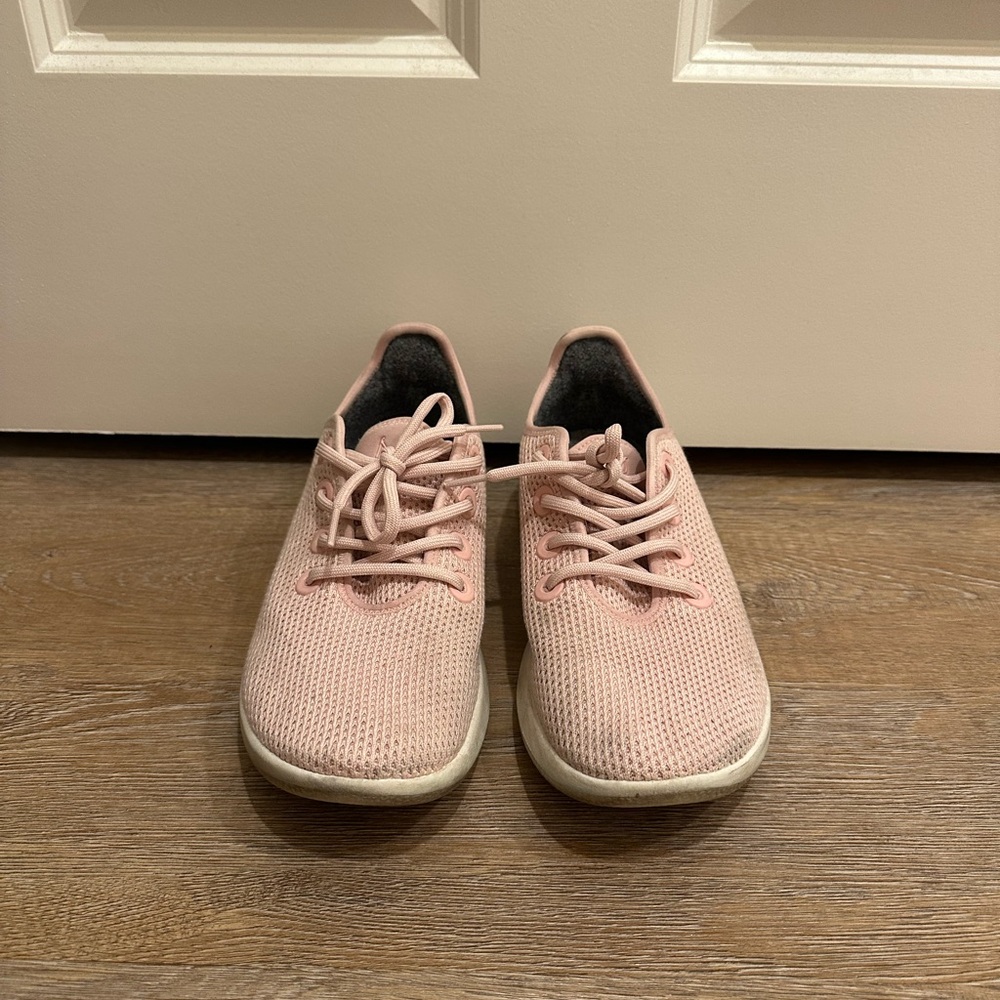 Allbirds Pink Knit Sneakers Comfortable Everyday Style